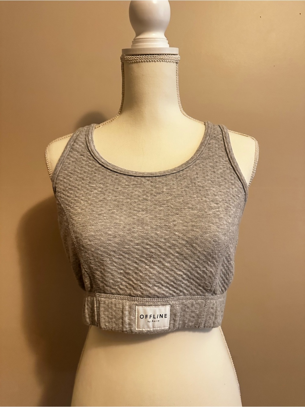 OFFLINE Gray Cropped Tank Top